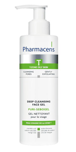 T Sızanaq Dərisi Puri-Sebogel Antibakterial Üz Geli 190 ml 