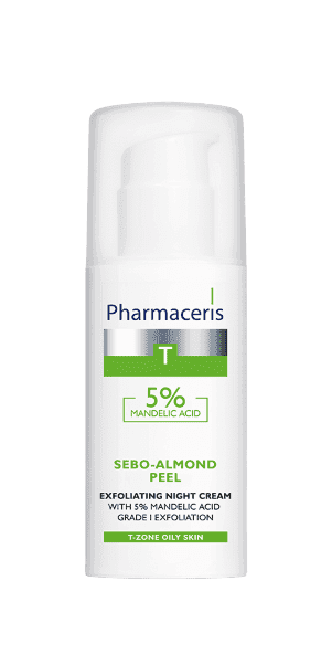T Soyma kremi, I dərəcə aşındırma Sebo-Badam Pel 5% 50 ml 