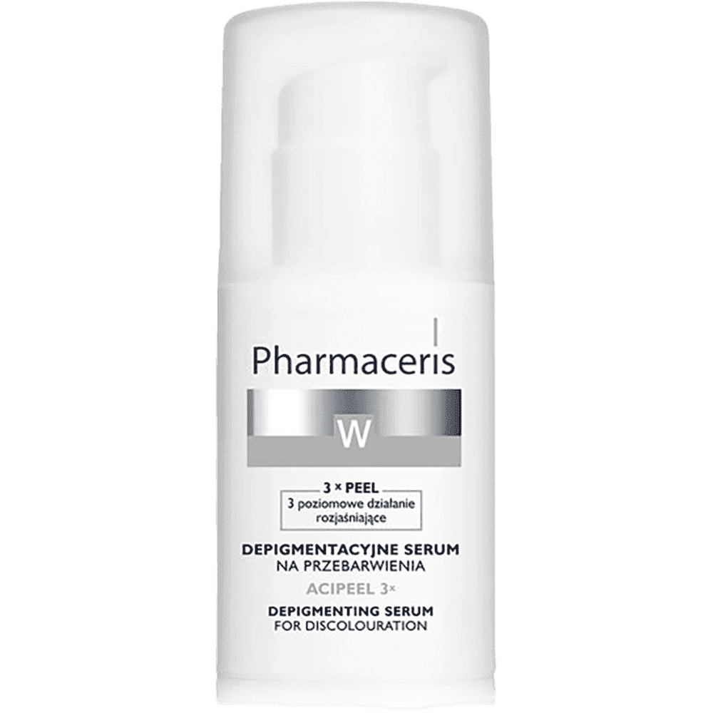 W Dərinin depigmentasiyası üçün terapevtik gecə serumu Acipel 3x, 30 ml 