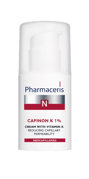 N görünən kapilyarlar K vitamini olan krem, kapilyarları gücləndirir, 30 ml 