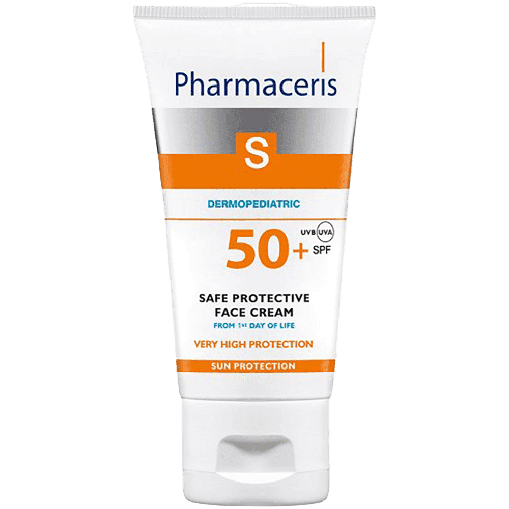 Pharmaceris, həyatın ilk günlərindən etibarən etibarlı qoruyucu üz kremi SPF50ko 50 ml