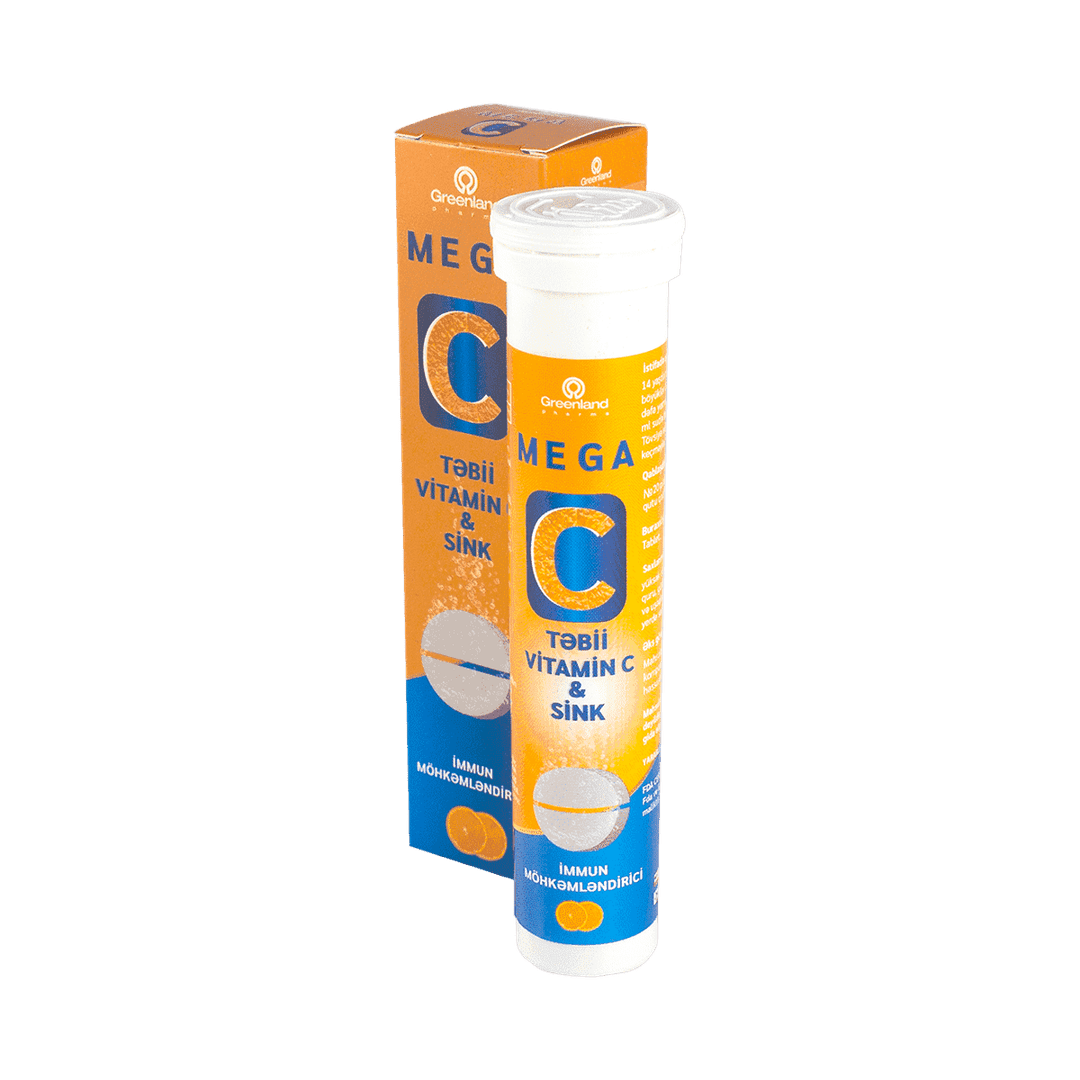 Vitamin C 900 mq + Zn 20 əd