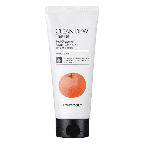 Tony Moly Balanslaşdırıcı təmizləyici köpük qarışıq yağlı dəri üçün Qreypfrut 180ml