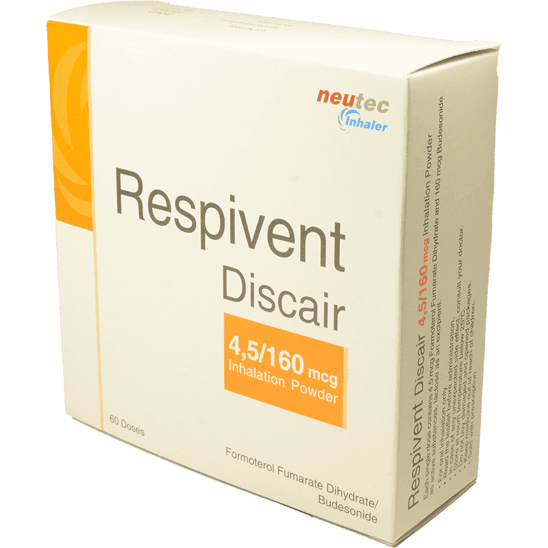 Respivent 6/200 mkg. 60 doz.