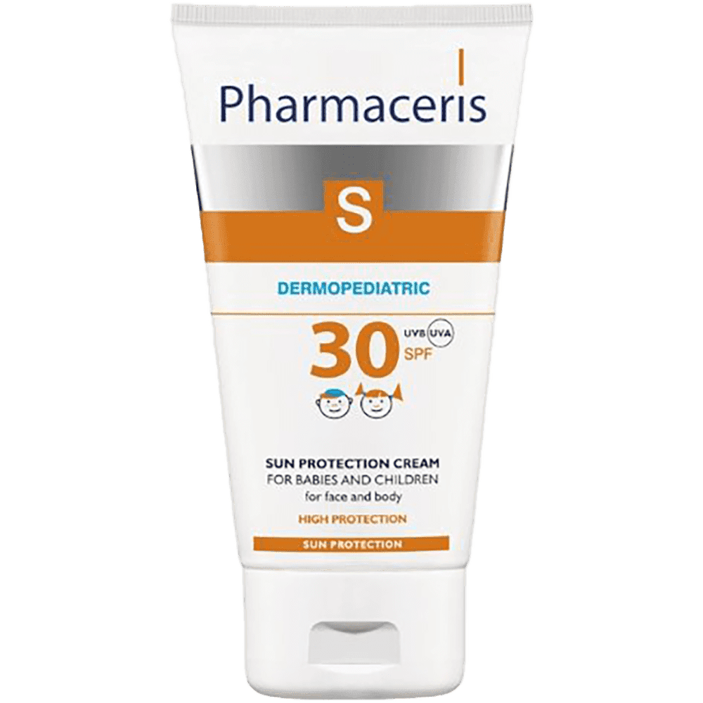 S Uşaq dərisi, üz və bədən üçün günəşdən qoruyucu krem SPF30 125 ml 