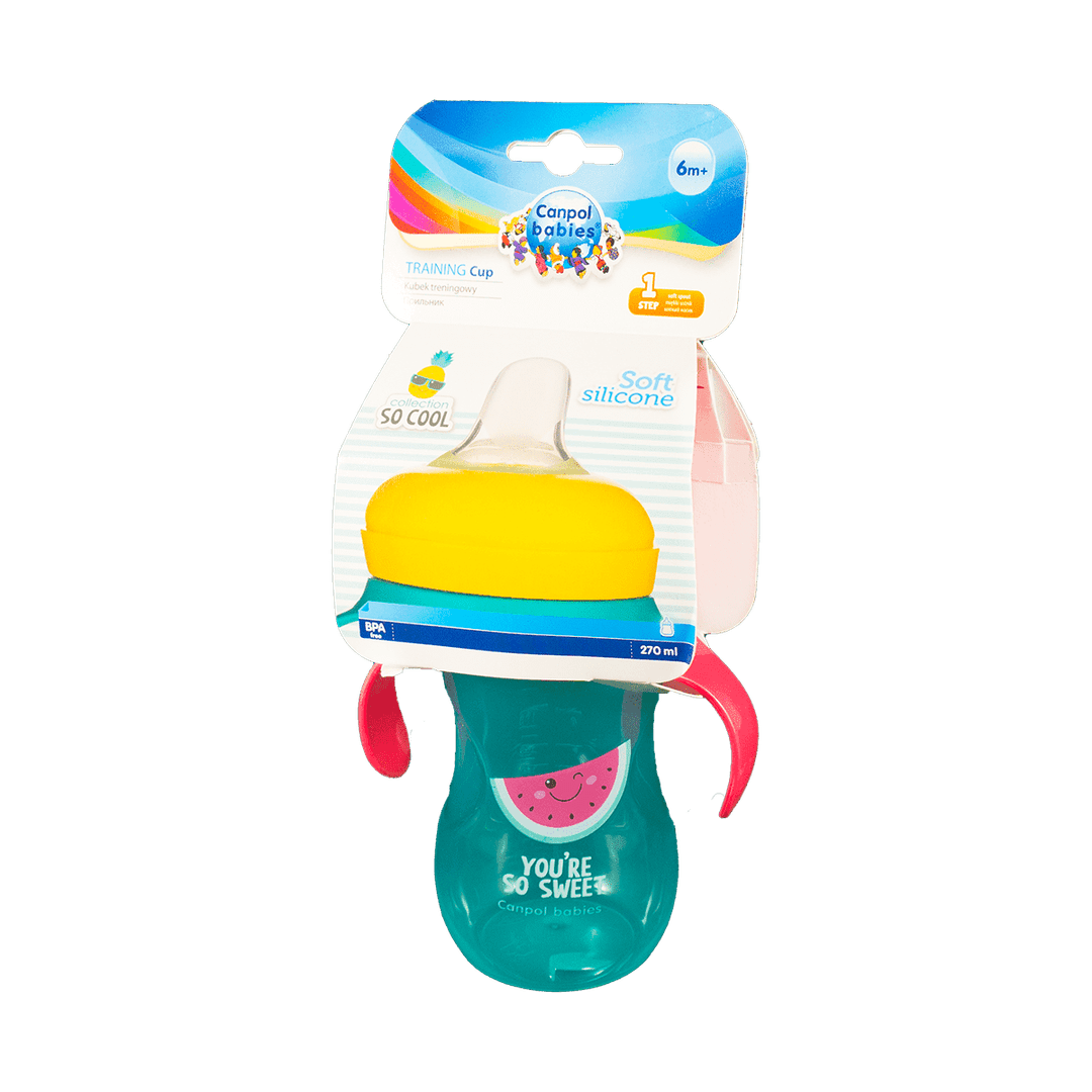 Silikon Ağızlı So Cool Çəhrayı 270 ml Tökülməyən Yudumlu Fincan