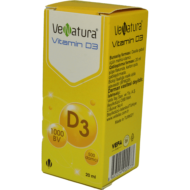Venatura Vitamin D3 20 ml