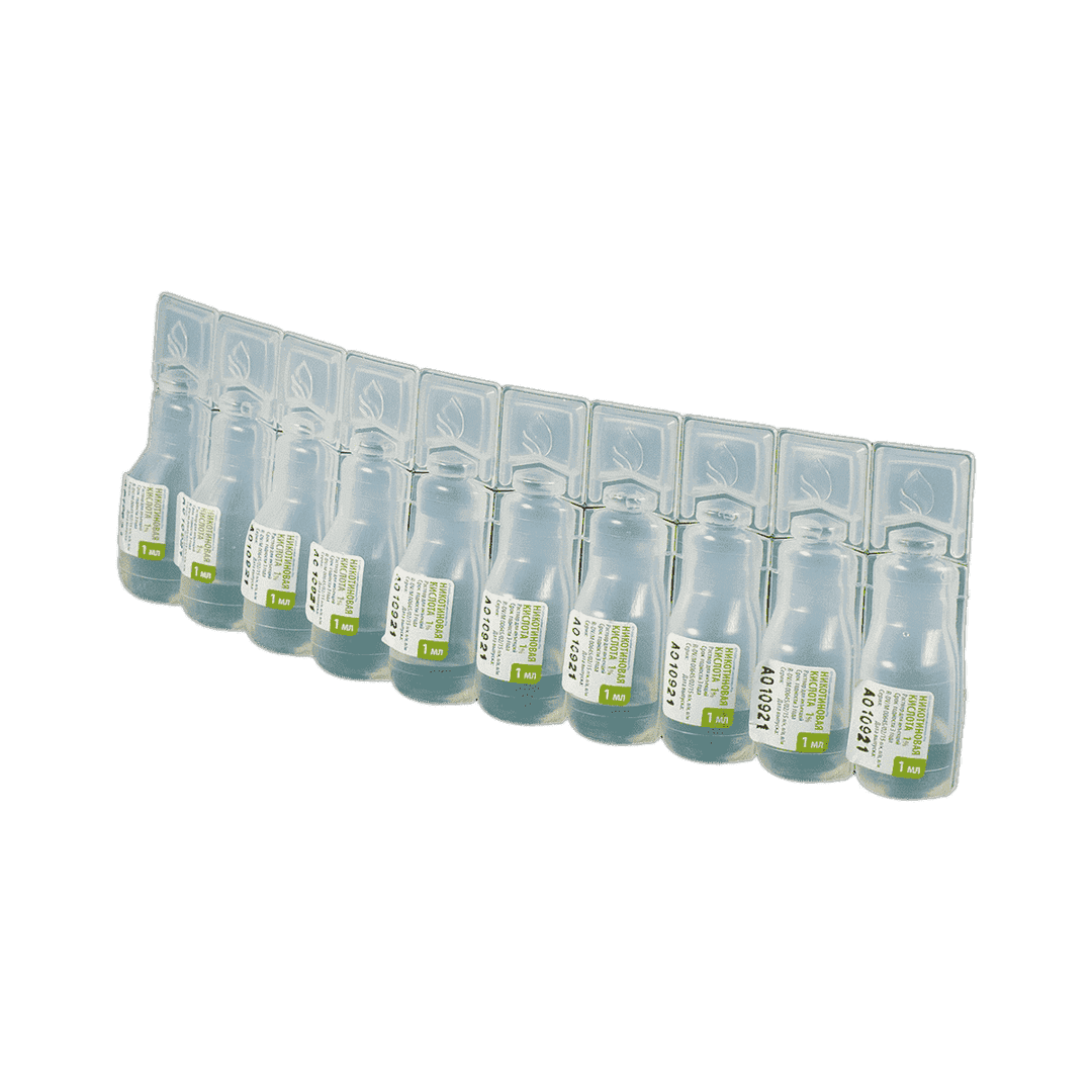 Nikotinik turşu 1% 1 ml 10 əd.