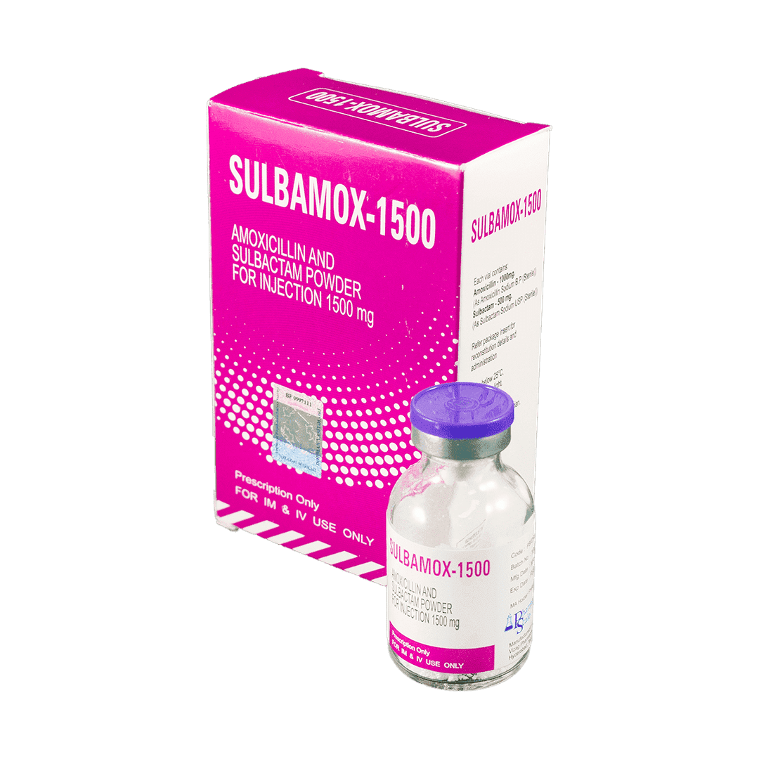 Sulbamox 1500 mg.
