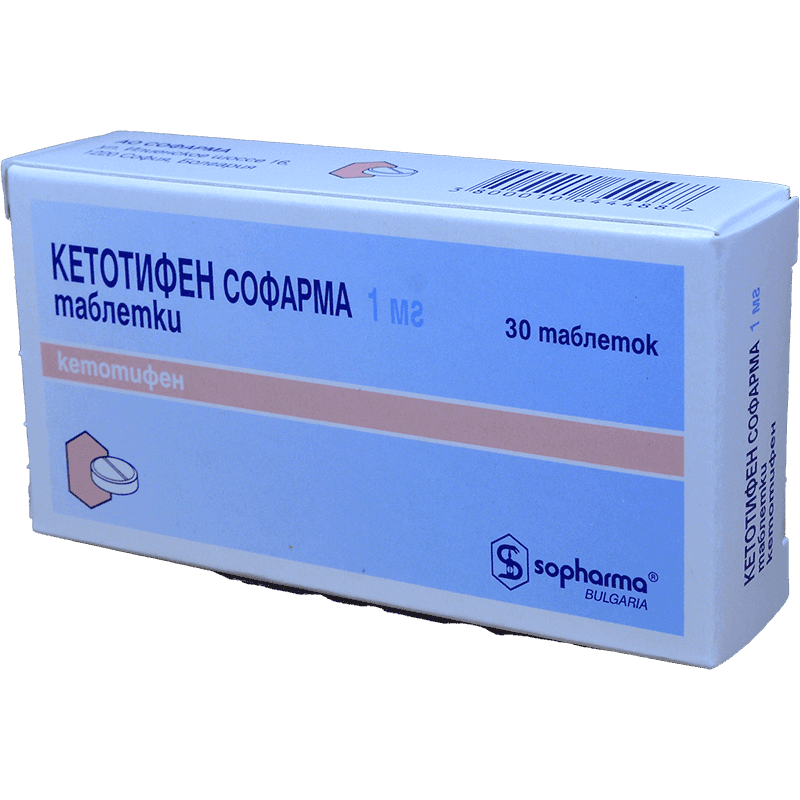 Ketotifen 1 mg. 30 əd.