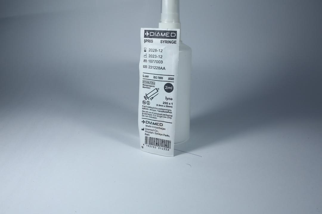 Şpris 2 ml 25Gx34 MM