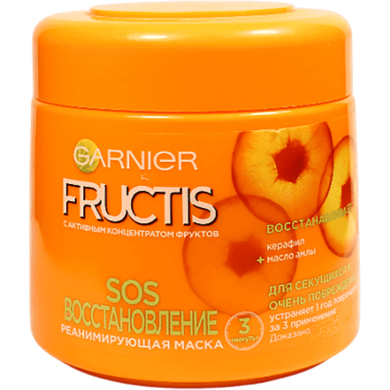 Fructies Zədələnmiş saçlar üçün maska