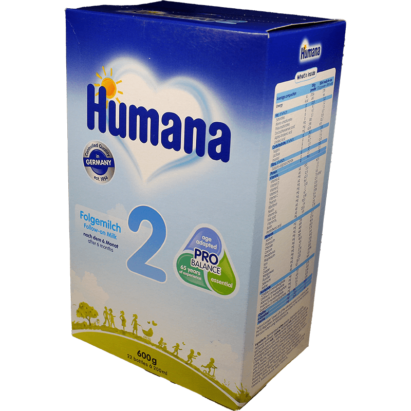 Детское питание Хумана 2 с 6-ти месяцев 600 гр
