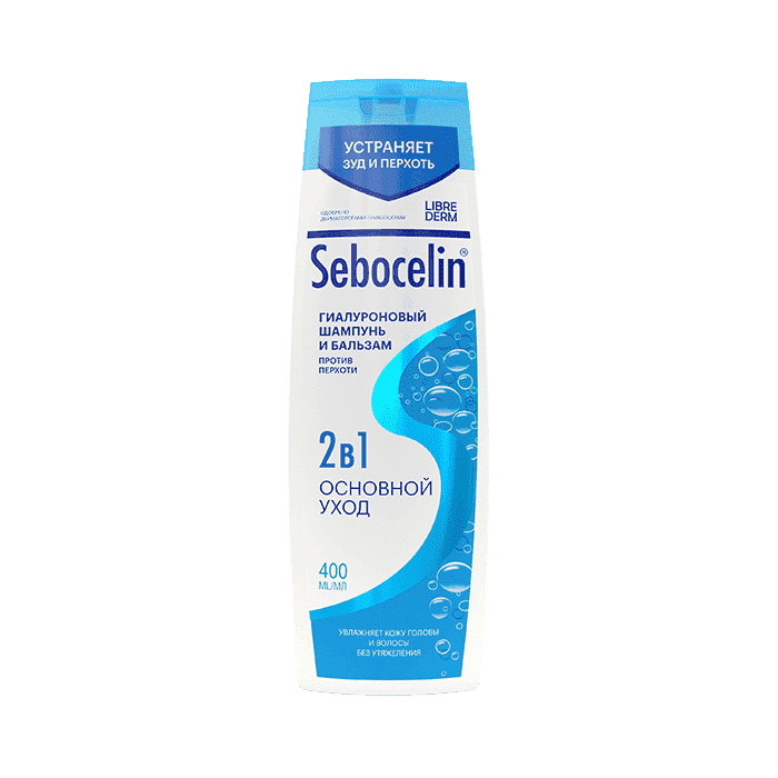 Kəpəyə qarşı hialuron şampunu Sebocelin Əsas qulluq 400 ml