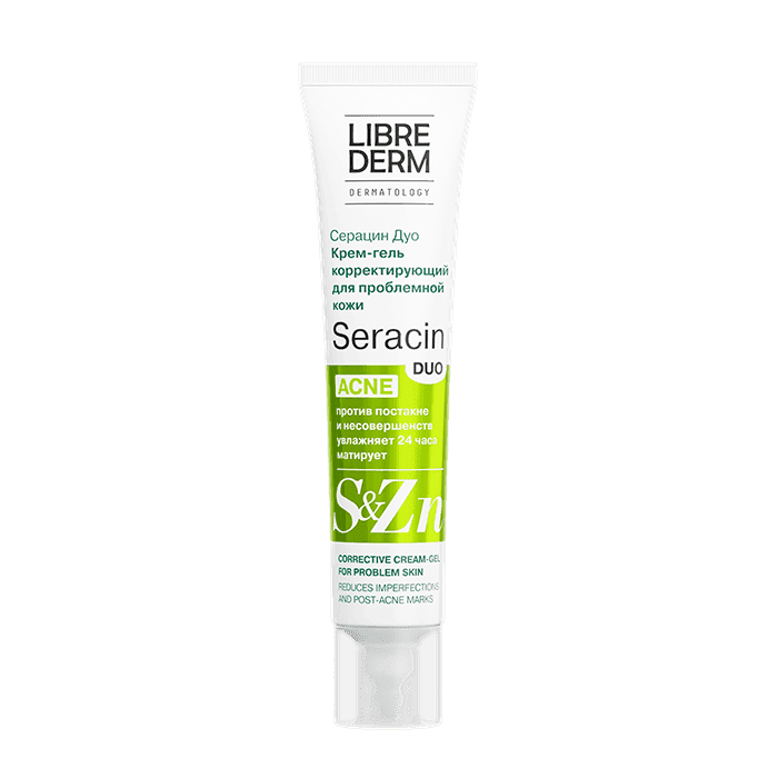 Problemli dəri üçün Seracin Duo düzəldici krem-gel 40 ml
