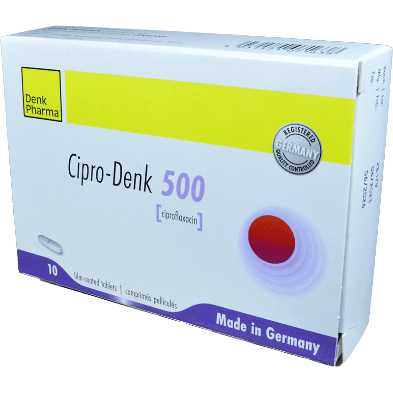 Cipro-Denk 500 mg. 10 əd.