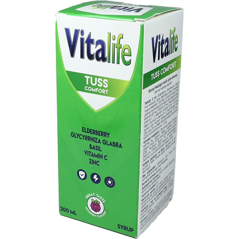 Vitalife tuss comfort 200 ml.
