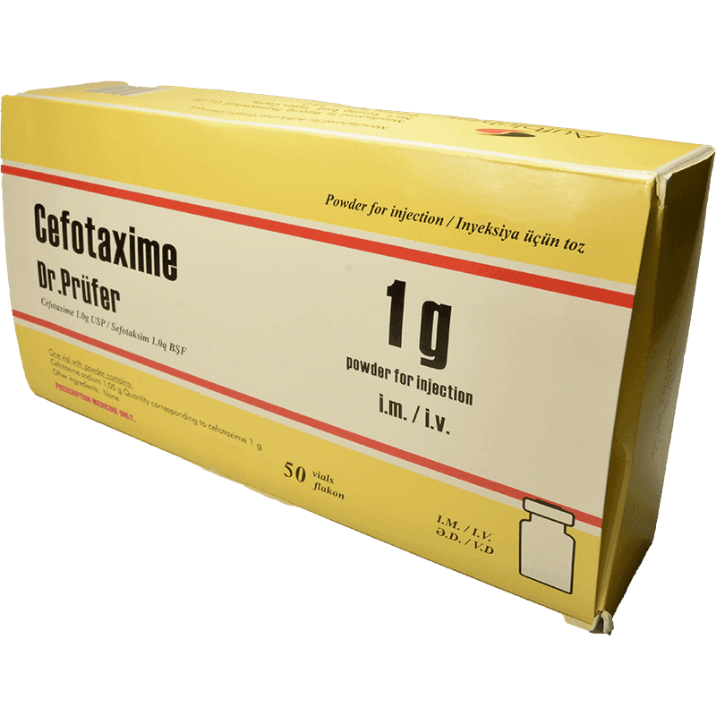 Cefotaxim 1 q