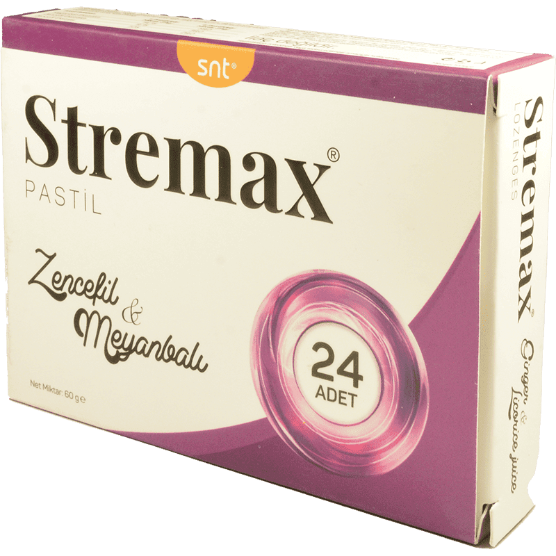 Stremaks zəncəfil + biyan 24 əd