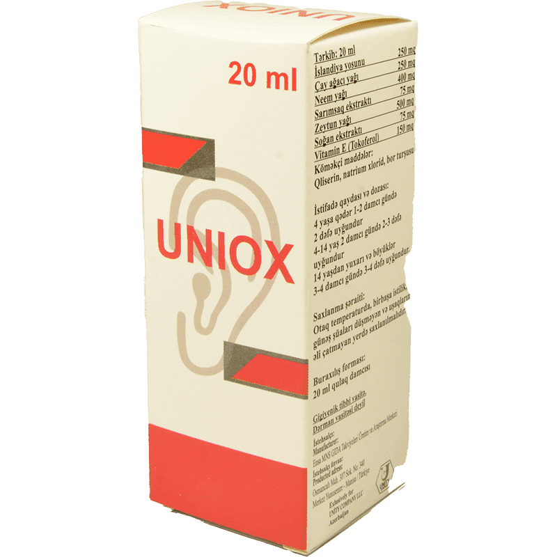 Uniox 20 ml.