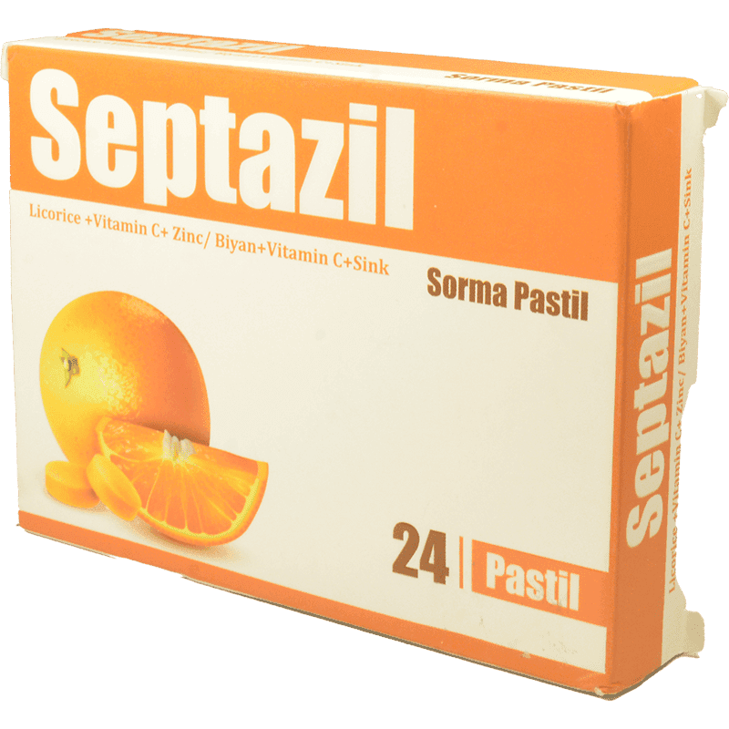 Septazil Vitamin C, Sink və biyan 24 əd