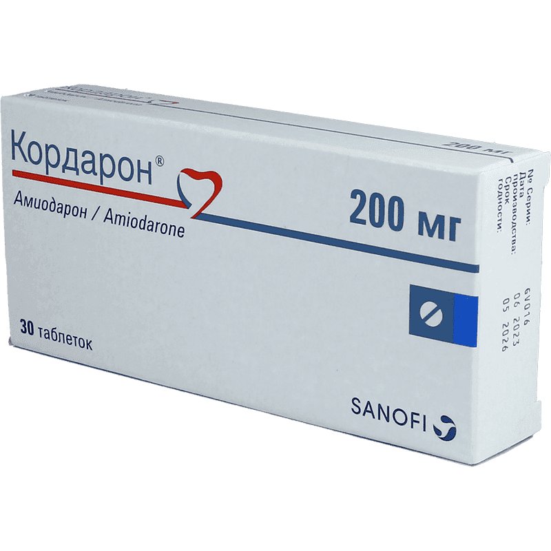 Кордарон 200 мг. 30 шт. 
