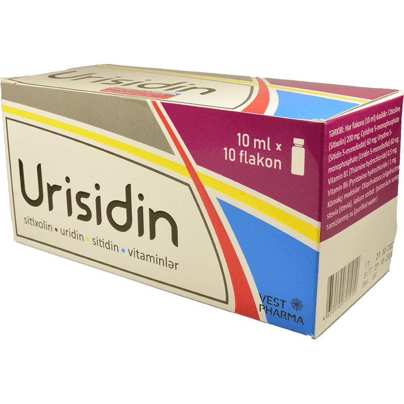 Urisidin 10 ml. 10 əd.