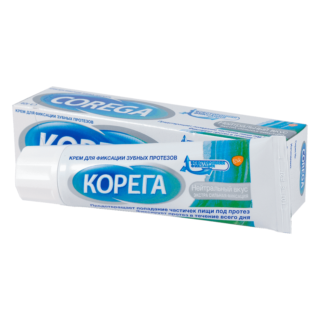Korega diş protezləri fiksasiya üçün 40 ml