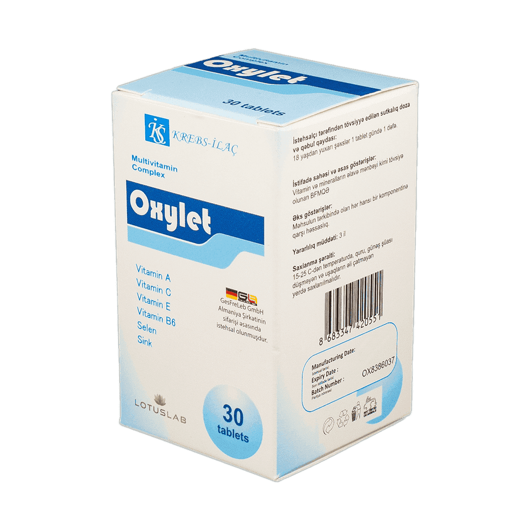 Oxylet 30 əd