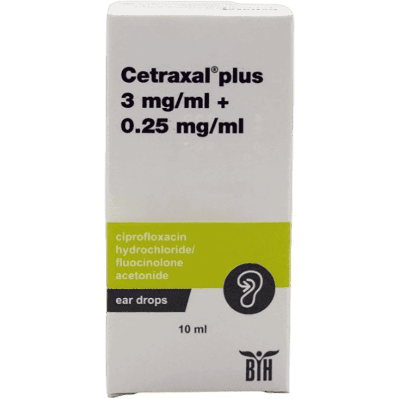 Cetraxal plus, qulaq üçün damcı 10 ml