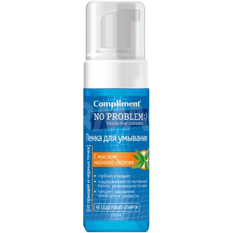 Compliment No problem Çay ağacı yağı ilə təmizləyici köpük, 160ml