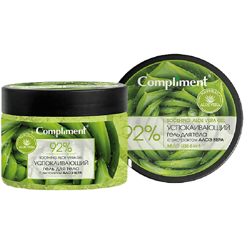 Compliment  ALOE VERA ekstraktı ilə sakitləşdirici bədən geli, 400 ml.