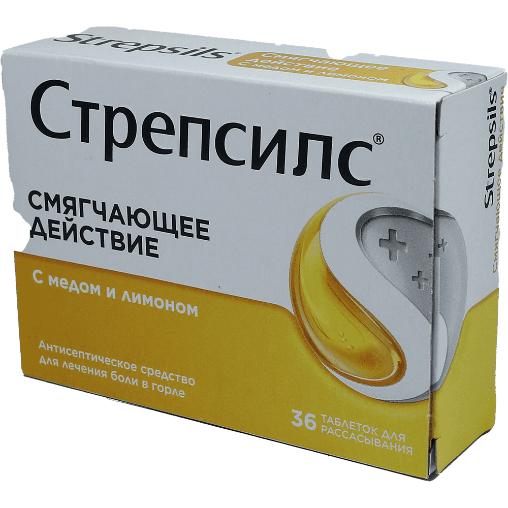 Strepsils limon + bal 36 əd.