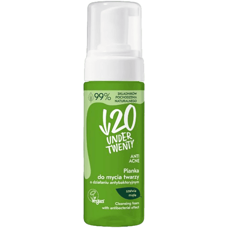 Antibakterial təsiri olan üz yuma üçün köpük, 150 ml