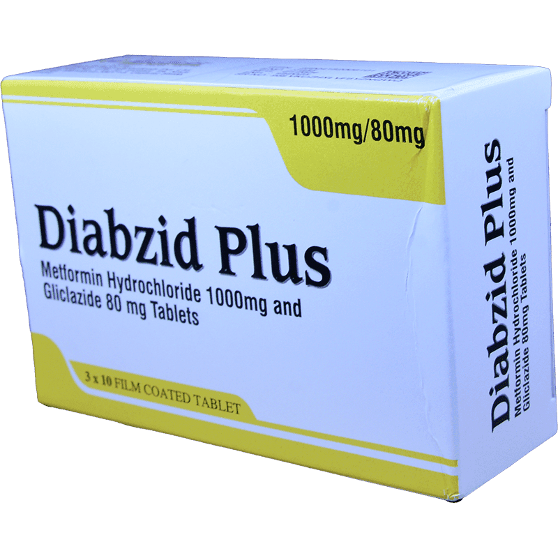 Diabzid plus 1000 mq /80 mq 30 əd.