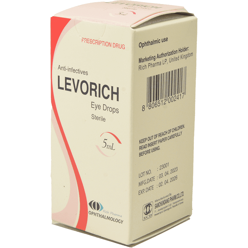 Levorich 0,5% 5 ml.