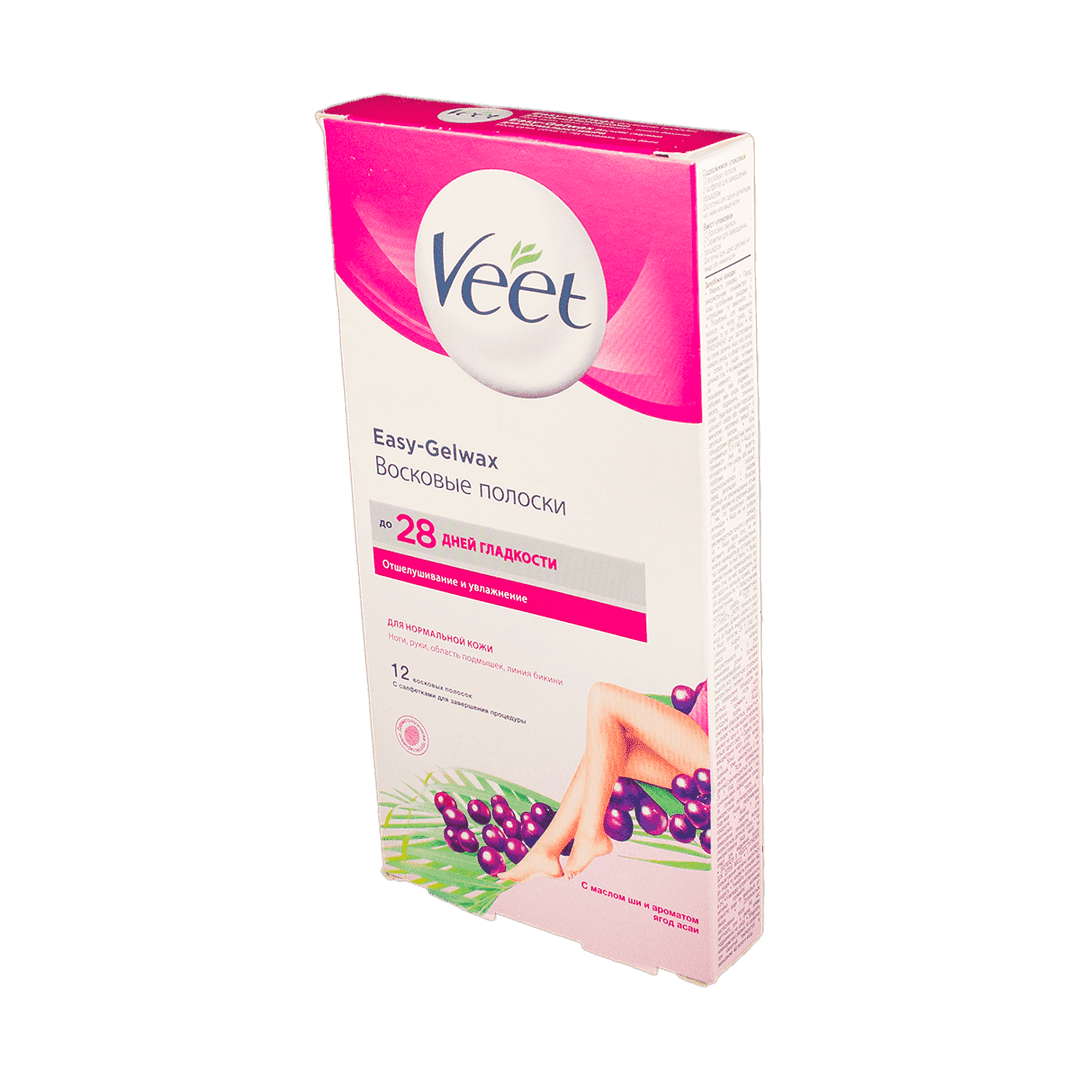 Mumlu zolaqlar Veet normal dəri üçün, 12 əd