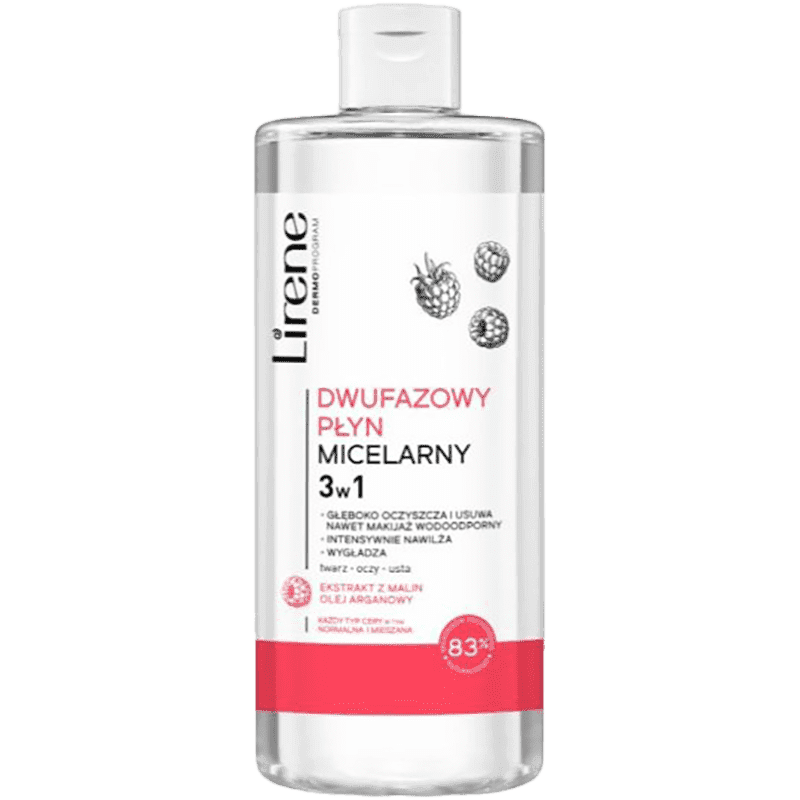 Lirene İki fazalı miselyar maye 3'ü 1-də 400ml.