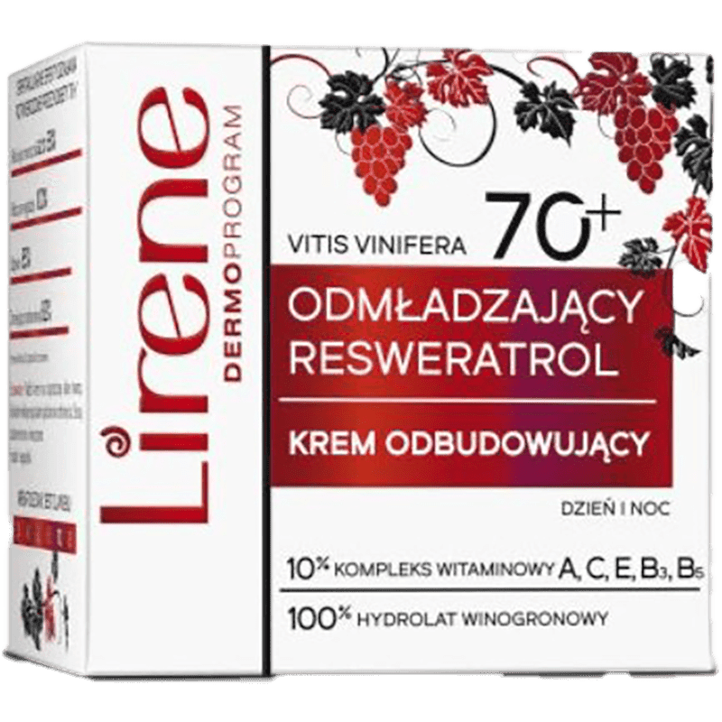 Lirene Cavanlaşdırıcı bərpaedici krem ​​gecə-gündüz 70+ 50ml.