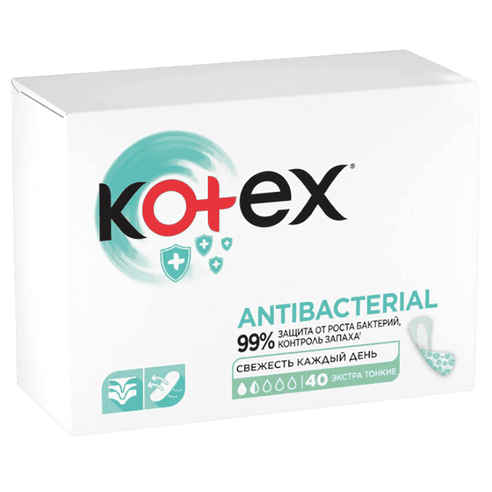 Kotex antibakterial ekstra incə gigiyenik bez 40 əd.