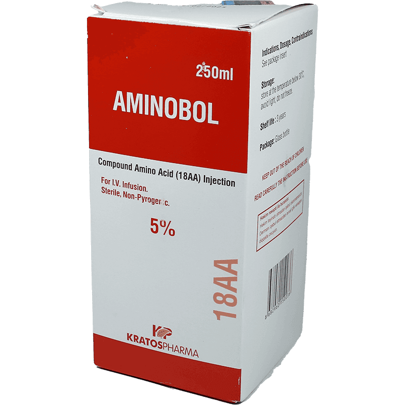 Aminobol 5% 250 ml.