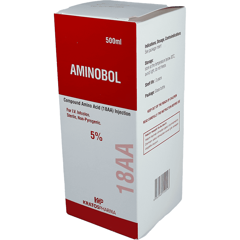 Aminobol 5% 500 ml.