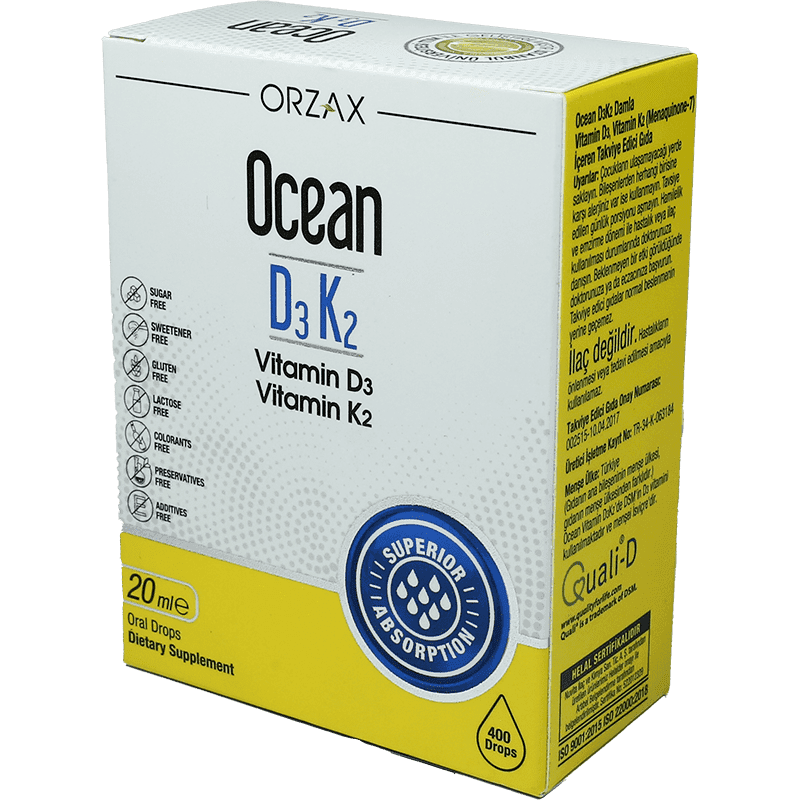 Ocean vitamin D3 K2 20 ml
