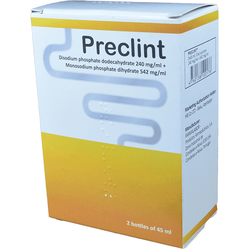 Preklint (2X45 ml) 240+542 mg./ml. 2 əd.