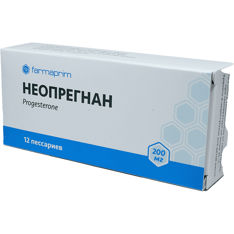 Neopregnan 200 mg. 12 əd.