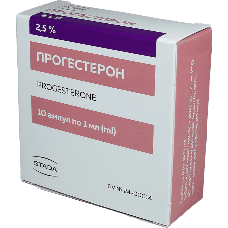 Progesterone 2,5% 1 ml 10 əd