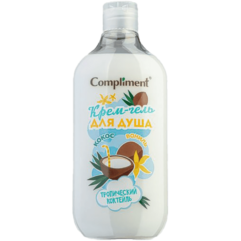 Duş üçün krem-gel Tropik kokteyl 500 ml