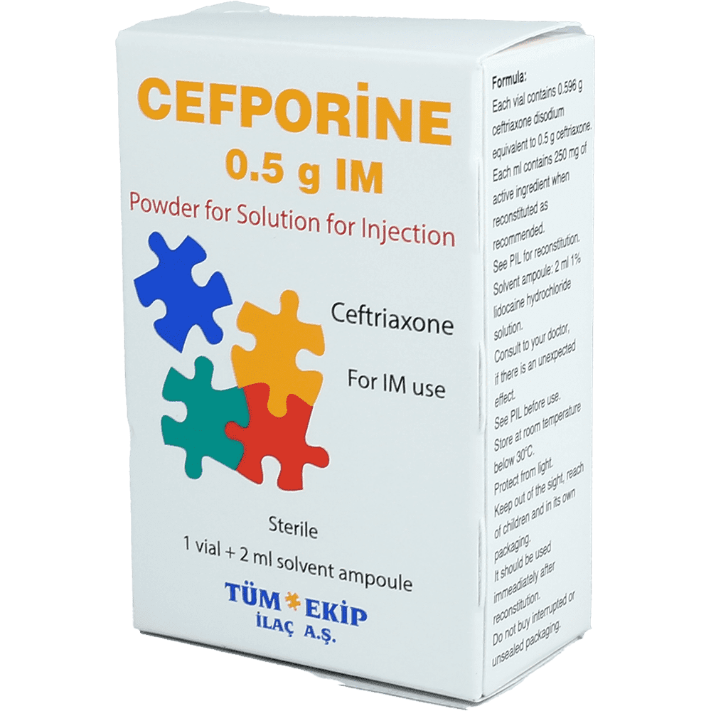 Cefporine 0,5 q 1 əd.