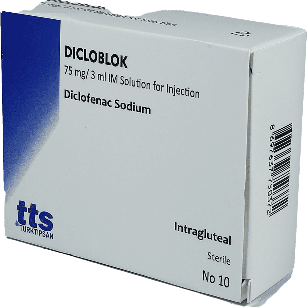 Dicloblok 75 mq 3 ml 10 əd.