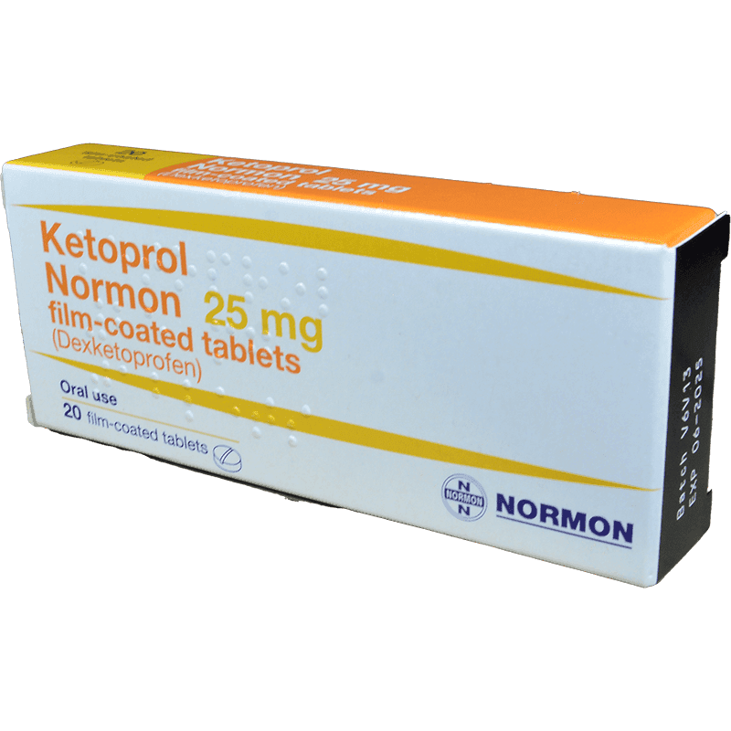 Koteprol normon 25 mg. 20 əd.